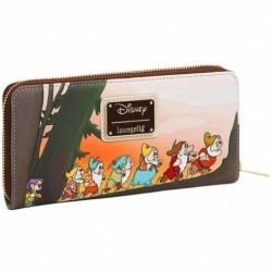 Loungefly Disney Biancaneve ed i sette nani Multi Scene Zip Around Wallet WDWA1558