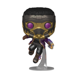 POP Marvel: What If - T'Challa Star-Lord (Metallic) - Bollino Special Edition