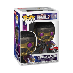 POP Marvel: What If - T'Challa Star-Lord (Metallic) - Bollino Special Edition
