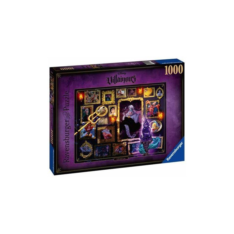 Puzzle 1000 Pz Ravensburger - Disney Villians - Ursula