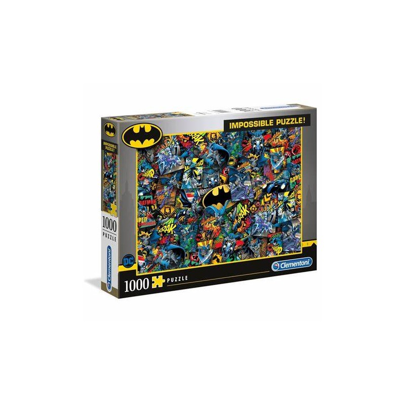 Clementoni - Puzzle 1000 Pz - Batman - Impossible Challenge!