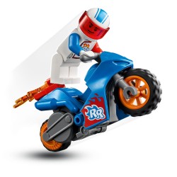 LEGO 60298 City Stuntz Moto Acrobática  Cohete, Juguete para Niños