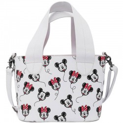 Loungefly DISNEY MINNIE MICKEY MOUSE BALLOONS AOP FAUX LEATHER - WDTB2186
