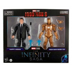 Hasbro Legends - Marvel Studios - Iron Man 3 - Happy Hogan + Mark XXI