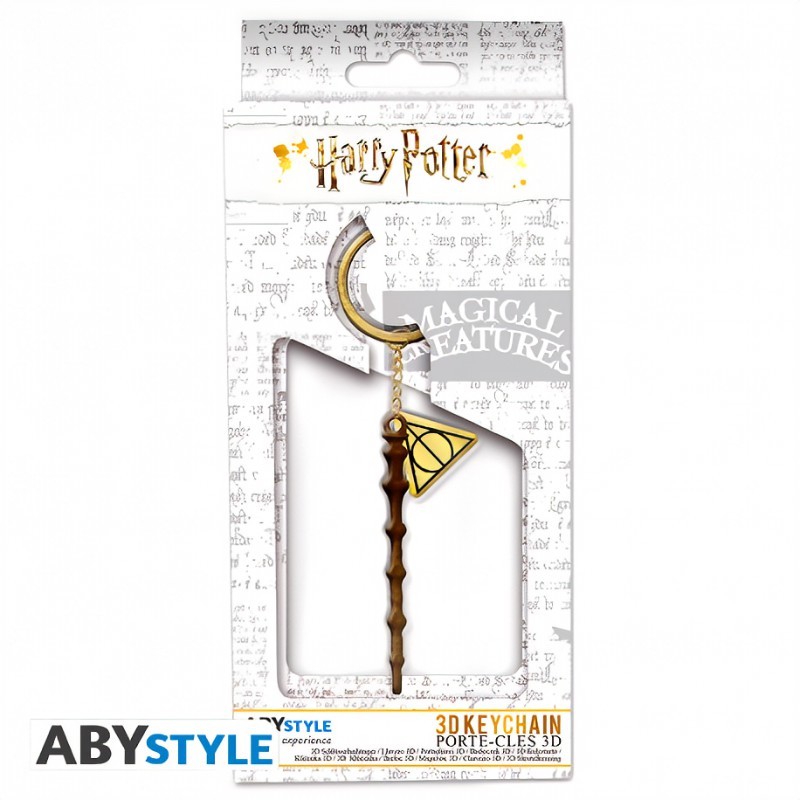 ABYSTYLE- HARRY POTTER - PORTACHIAVI 3D ELDER WAND