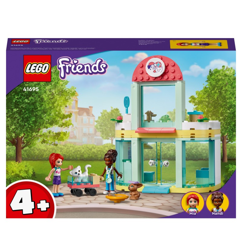 LEGO Friends 41695 La Clinique Vétérinaire, Set pour Enfants +4 ans