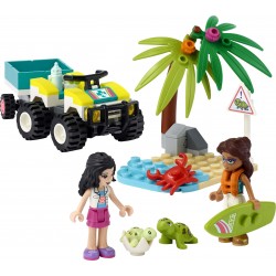 LEGO 41697 Friends Vehículo de Salvamento de Tortugas, Juguete para Niños y Niñas
