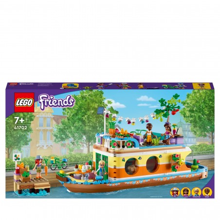 LEGO 41702 Friends Casa Flotante Fluvial, Barco de Juguete de Mia para Construir