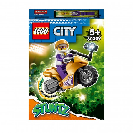 LEGO City 60309 Stuntz Moto Acrobática  Selfi, Set con Moto de Juguete
