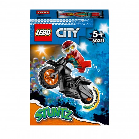 LEGO City 60311 Stuntz Moto Acrobática  Fuego, Set con Moto de Juguete