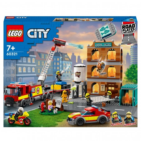 LEGO City Fire Brigade Set with Truck Toy 60321
