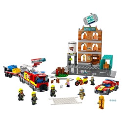 LEGO City Fire Brigade Set with Truck Toy 60321