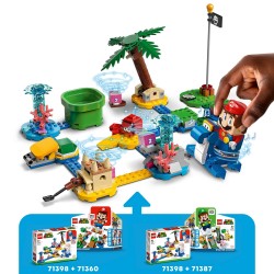 LEGO Super Mario 71398 Ensemble d’Extension Le Bord de Mer de Dorrie