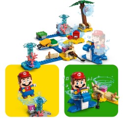 LEGO Super Mario 71398 Ensemble d’Extension Le Bord de Mer de Dorrie