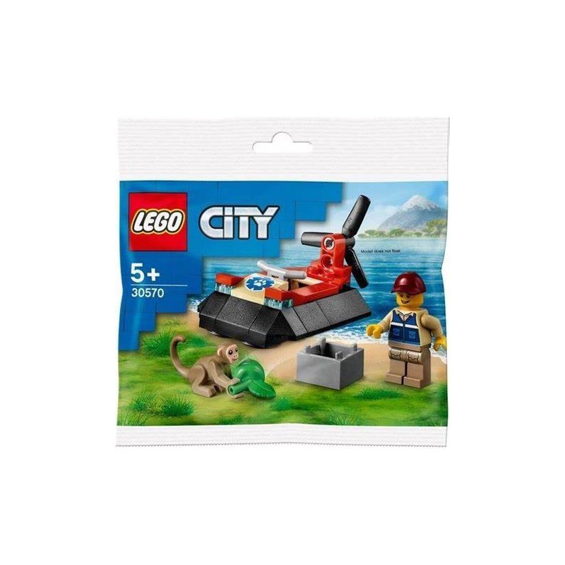 LEGO city - polybag 30570 - Wildlife rescue Hovercraft