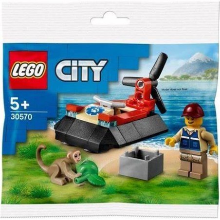 LEGO city - polybag 30570 - Wildlife rescue Hovercraft