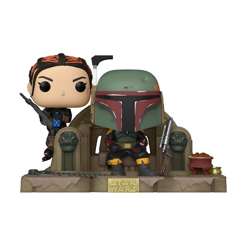 Pop Star Wars - Boba Fett and Fennec on Throne