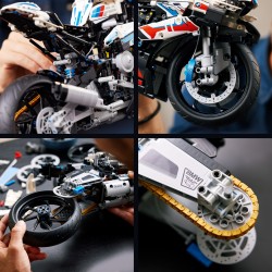 LEGO 42130 Technic BMW M 1000 RR, Moto a Escala para Adultos