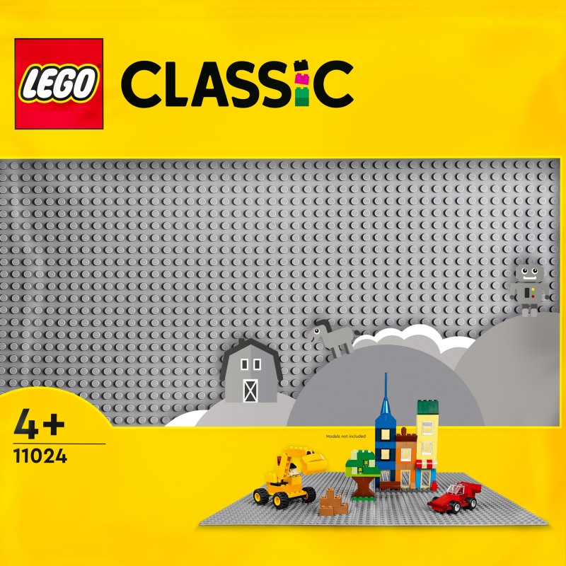 LEGO 11024 Classic Base Gris, Tablero de Construcción de 32x32