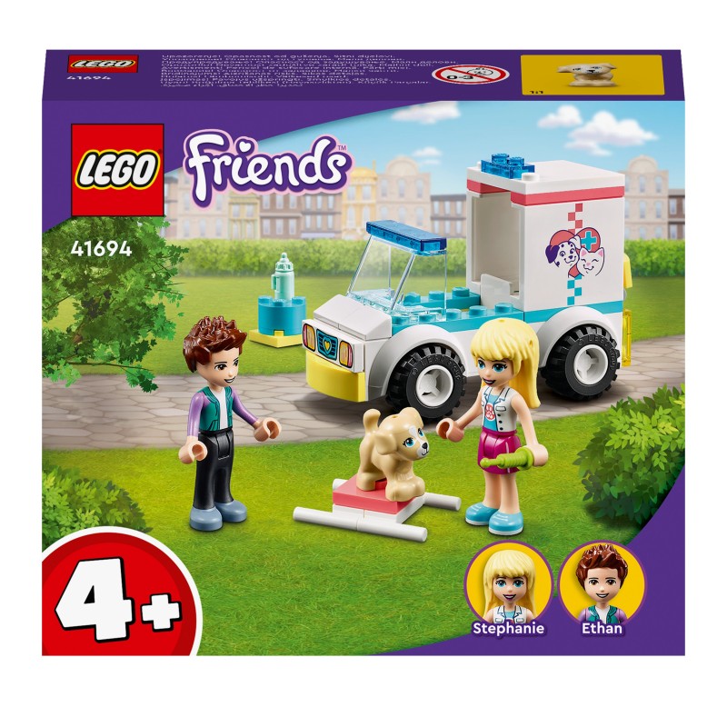 LEGO Friends 41694 L'Ambulance de la Clinique Vétérinaire