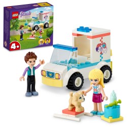 LEGO Friends 41694 L'Ambulance de la Clinique Vétérinaire