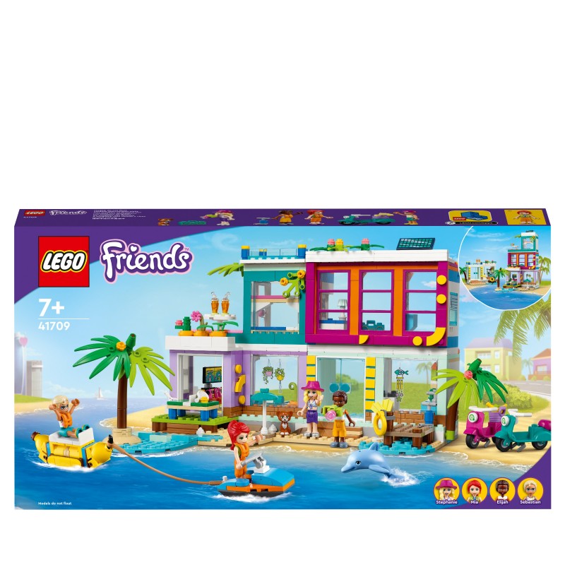 LEGO Friends Holiday Beach Dolls House Set 41709