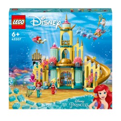 LEGO 43207 Disney Palacio Submarino de Ariel, Castillo de juguete