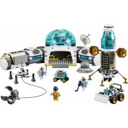 LEGO 60350 City Base de Investigación Lunar, Set de Juguetes Espaciales