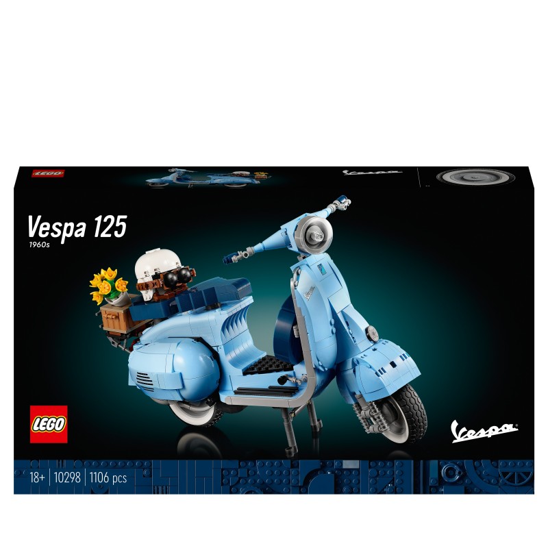 LEGO 10298 Vespa 125, Maquetas de Construcción para Adultos