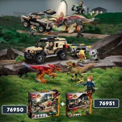 LEGO Jurassic World 76951 Le Transport du Pyroraptor et du Dilophosaurus