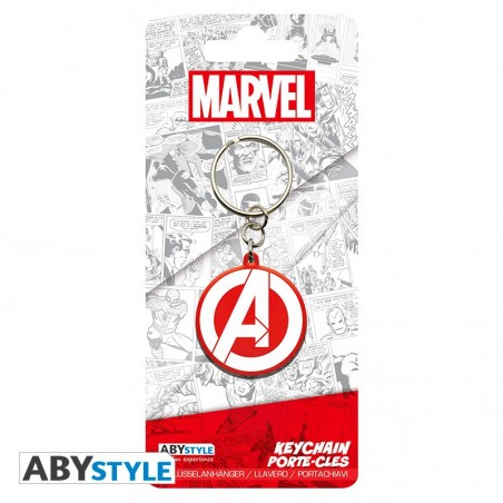 ABYSTYLE - MARVEL-PORTACHIAVI PVC-AVENGERS LOGO