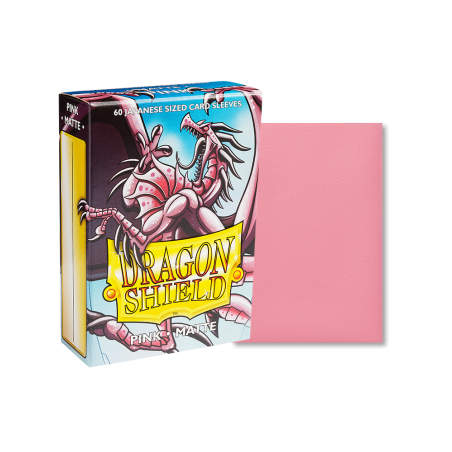 DRAGON SHIELD - 60 BUSTINE JAPANESE - MATTE PINK