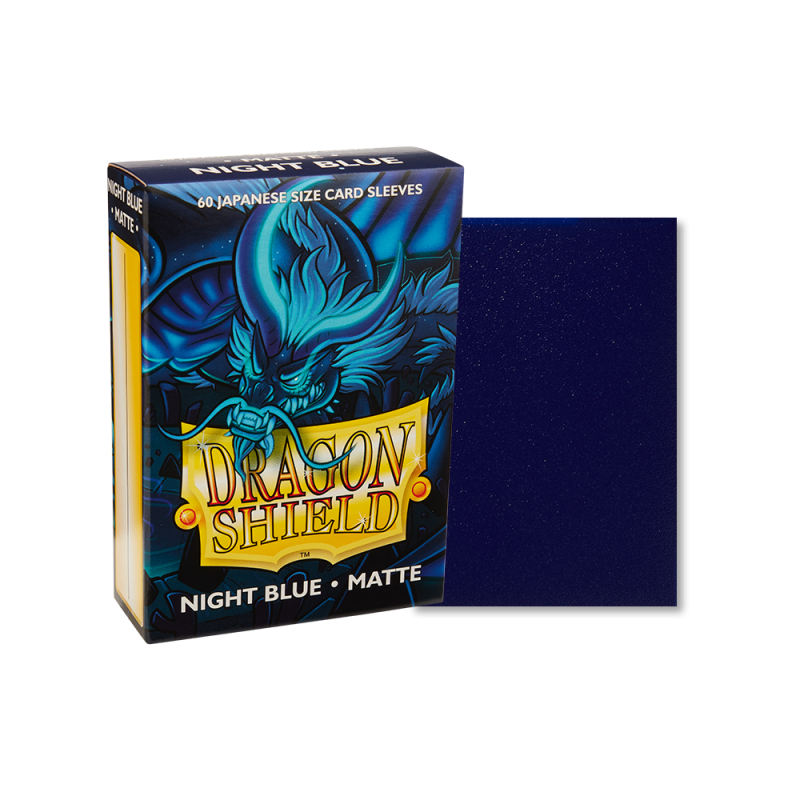 DRAGON SHIELD - 60 BUSTINE JAPANESE - MATTE NIGHT BLUE