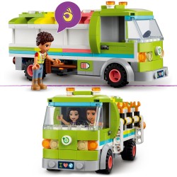 LEGO 41712 Friends Camión de Reciclaje, Juguete Educativo con Mini Muñeca