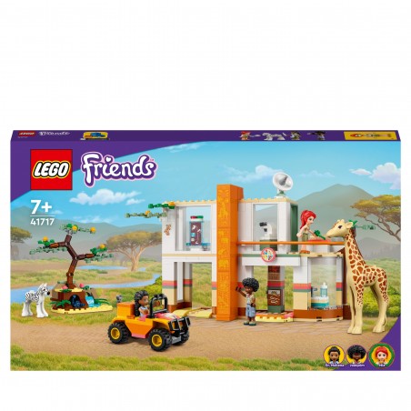 LEGO 41717 Friends Rescate de la Fauna Salvaje de Mía, Animales de Juguete