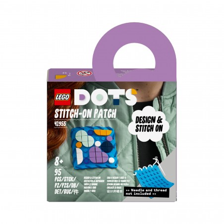 LEGO 41955 DOTS Parche para Coser, Kit Para Hacer Insignias