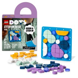 LEGO 41955 DOTS Parche para Coser, Kit Para Hacer Insignias