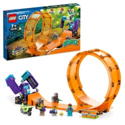 LEGO 60338 City Stuntz Rizo Acrobático  Chimpancé Devastador, Moto de Juguete