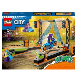 LEGO 60340 City Stuntz Desafío Acrobático  Espadas, Moto de Juguete