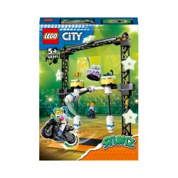 LEGO 60341 City Stuntz Desafío Acrobático  Derribo, Moto de Juguete