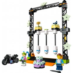 LEGO Umstoß-Stuntchallenge