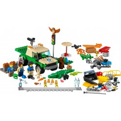 LEGO 60353 City Misiones de Rescate de Animales Salvajes, Juguete Interactivo y Digital