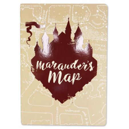 HALF MOON BAY - HARRY POTTER - A5 NOTEBOOK (FLEX) - HARRY POTTER (MARAUDERS MAP)