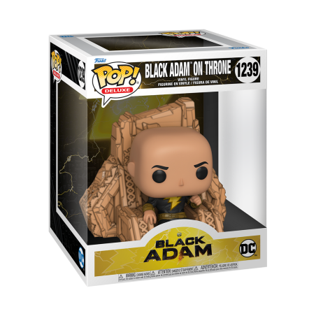 POP Movies Deluxe: Black Adam - Black Adam on Throne
