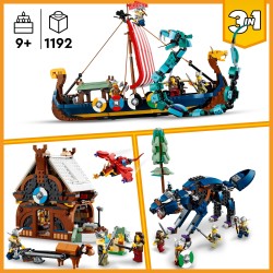 LEGO Wikingerschiff mit Midgardschlange