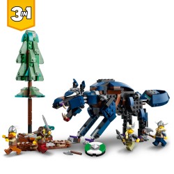 LEGO 31132 Creator Vehicles Vikingschip en de Midgaardslang
