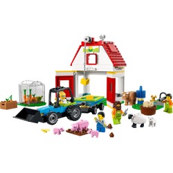 LEGO 60346 City Granero y Animales de Granja, Tractor de Juguete
