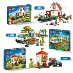LEGO City Farm Barn & Farm Animals Toy Set 60346