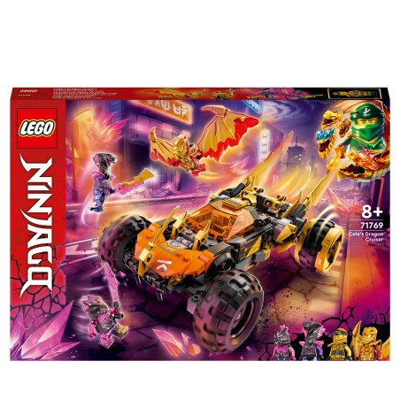 LEGO 71769 NINJAGO Todoterreno del Dragón de Cole, Coche de Juguete