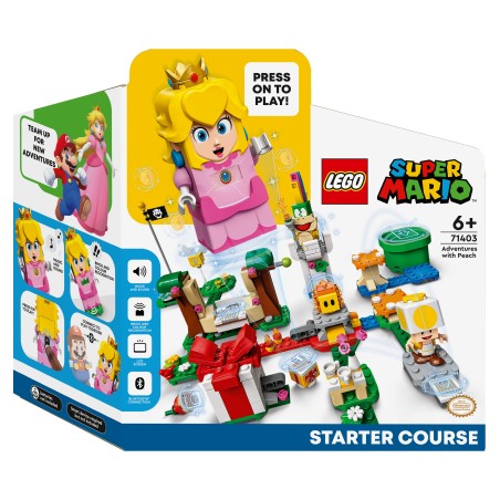 LEGO 71403 Super Mario Pack Inicial  Aventuras con Peach, Figura Interactiva